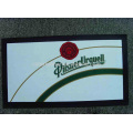 white fabric printing bar mat, elegant bar mats, concise elegant beer mats